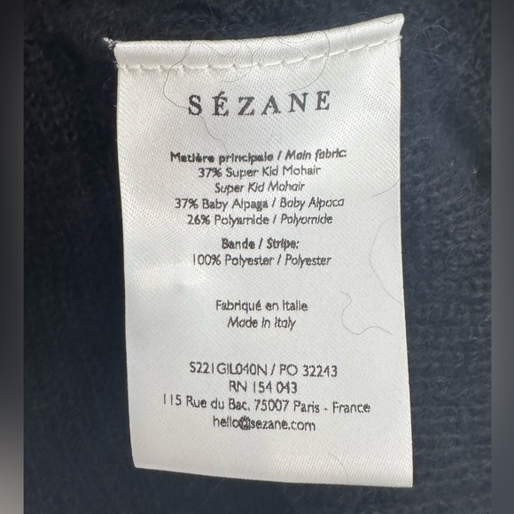 NWT Sezane Gaspard Cardigan Size Small - Picture 9 of 10